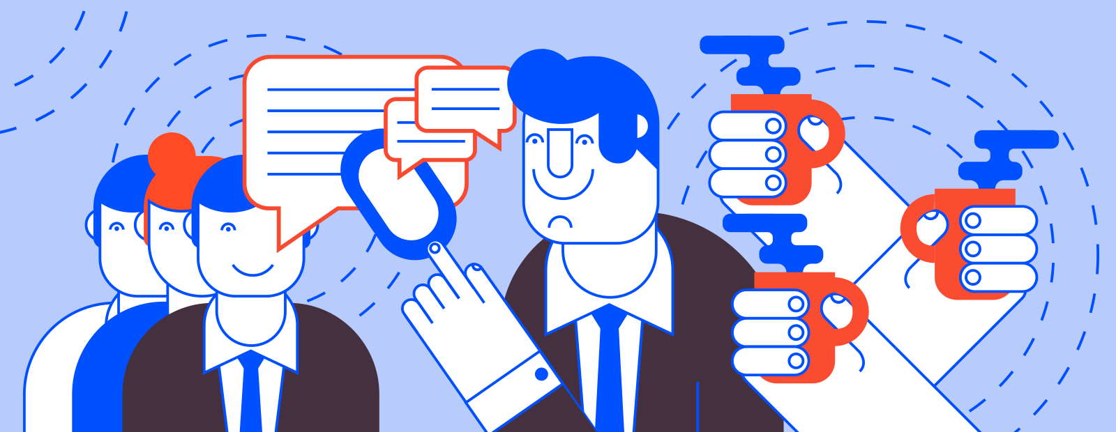 Человек с выражением лица, сфокусированное на голове.